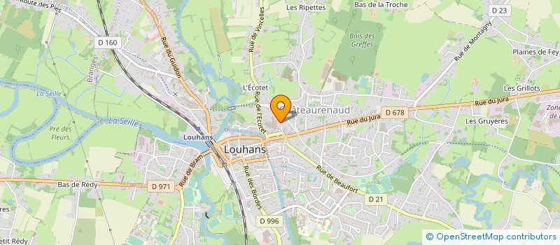 localisation de l'entreprise MADAME MARIE FAUCHEUX à LOUHANS
