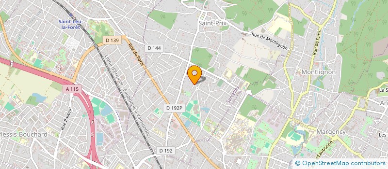 localisation de l'entreprise MADAME MARIE FAUCON à SAINT-PRIX