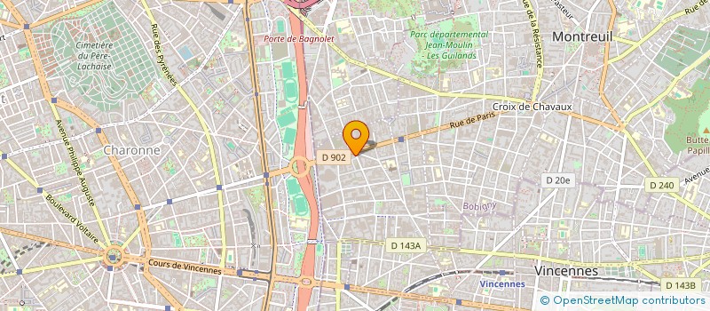 localisation de l'entreprise MADAME MARIE FAUQUET à MONTREUIL