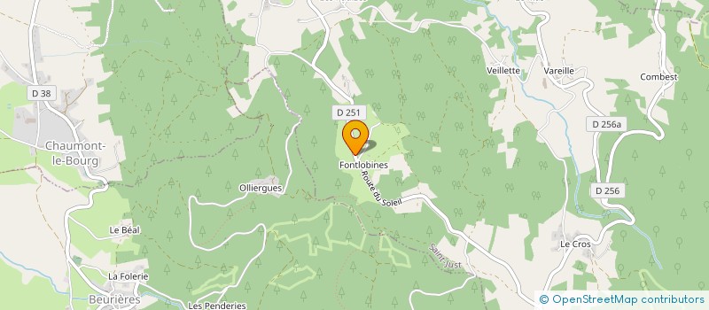 localisation de l'entreprise MADAME MARIE FAURE  SAINT-JUST