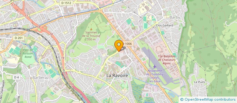 localisation de l'entreprise MADAME MARIE FAURE  LA RAVOIRE