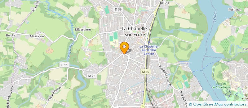 localisation de l'entreprise MADAME MARIE FAURE à LA CHAPELLE-SUR-ERDRE