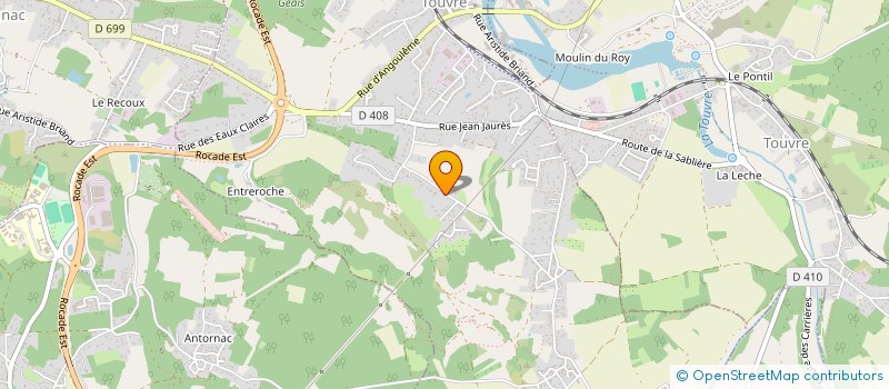 localisation de l'entreprise MADAME MARIE FAURT à MAGNAC-SUR-TOUVRE