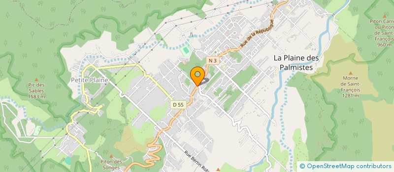 localisation de l'entreprise MADAME MARIE FAUSTIN à LA PLAINE-DES-PALMISTES