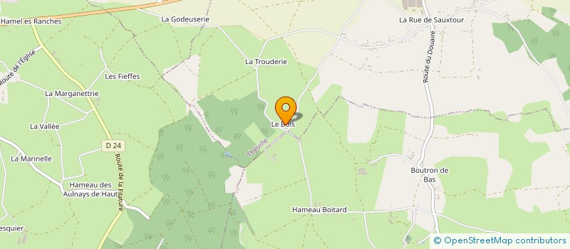 localisation de l'entreprise MADAME MARIE FAUVEL  THEVILLE