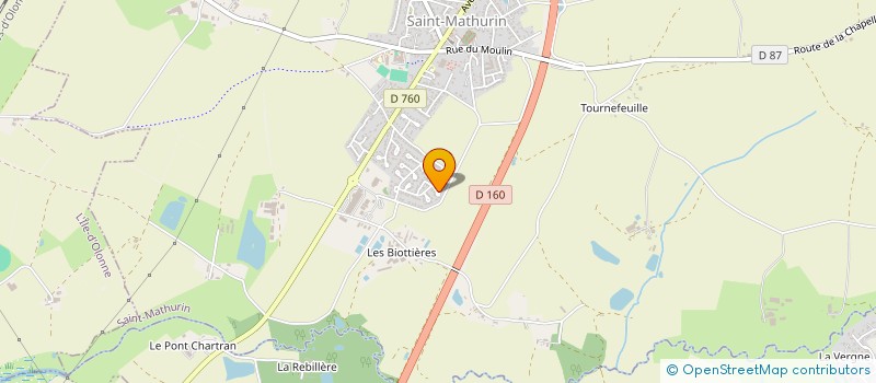 localisation de l'entreprise MADAME MARIE FAUVET à SAINT-MATHURIN