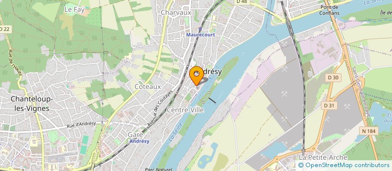 localisation de l'entreprise MADAME MARIE FAVE  ANDRESY