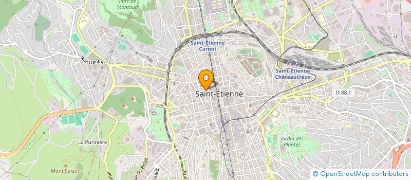 localisation de l'entreprise MADAME MARIE FAVIER à SAINT-ETIENNE