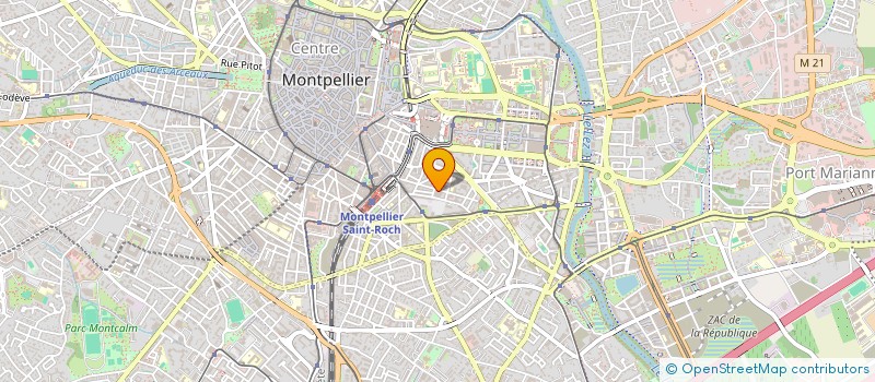 localisation de l'entreprise MADAME MARIE FAYARD à MONTPELLIER