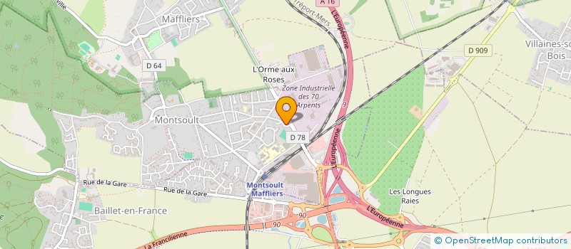 localisation de l'entreprise MADAME MARIE FAYETTE  MONTSOULT