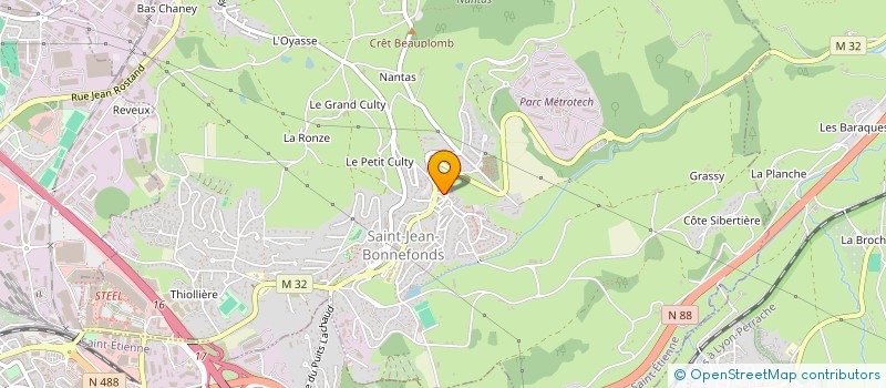 localisation de l'entreprise MADAME MARIE FAYOLLE  SAINT-JEAN-BONNEFONDS