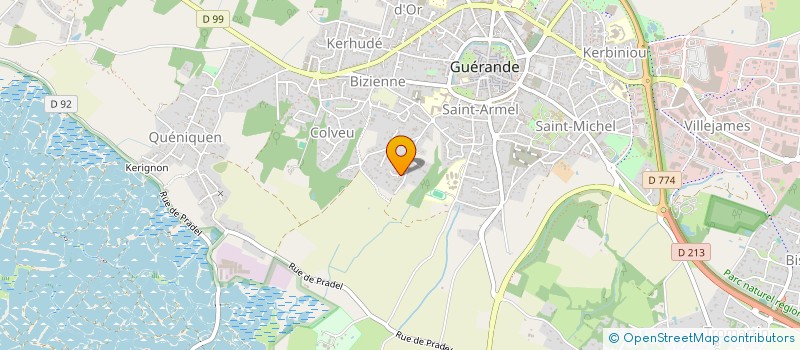 localisation de l'entreprise MADAME MARIE FEAU  GUERANDE