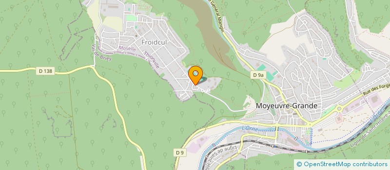 localisation de l'entreprise MADAME MARIE FEDRIGO  MOYEUVRE-PETITE