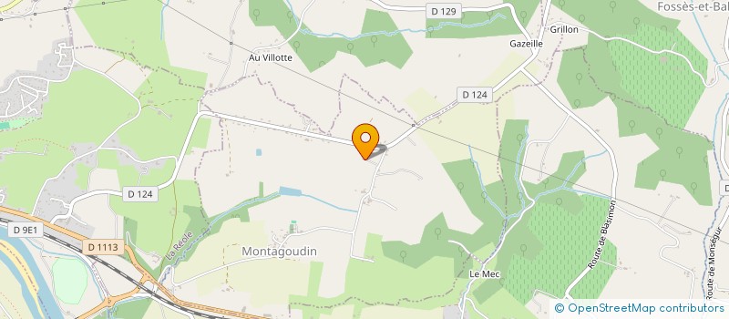 localisation de l'entreprise MADAME MARIE FEILLES  MONTAGOUDIN