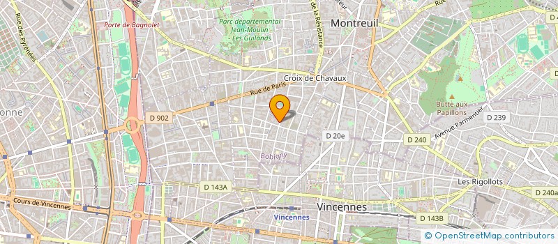 localisation de l'entreprise MADAME MARIE FELDMAN à MONTREUIL
