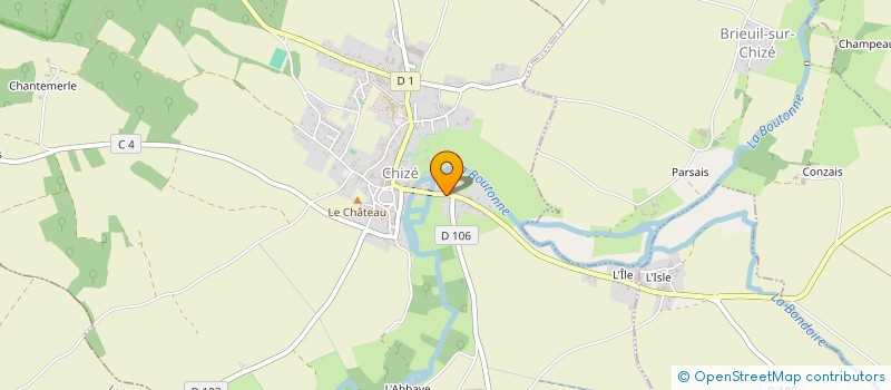 localisation de l'entreprise MADAME MARIE-FELICIE CALLANDRE  CHIZE