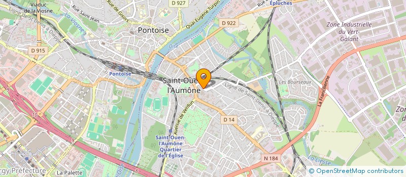 localisation de l'entreprise MADAME MARIE FELICITE NGO KANA à SAINT-OUEN-L'AUMONE