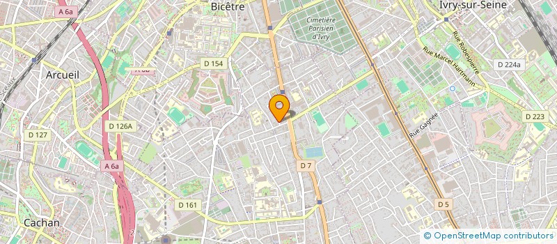localisation de l'entreprise MADAME MARIE FELIX à VILLEJUIF