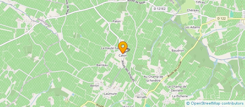 localisation de l'entreprise MADAME MARIE FELLONNEAU  MONTAGNE