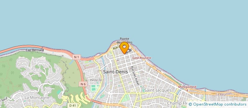 localisation de l'entreprise MADAME MARIE FERBLANTIER  SAINT-DENIS