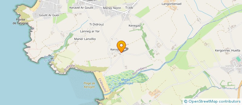 localisation de l'entreprise MADAME MARIE FEREC à PLOMODIERN