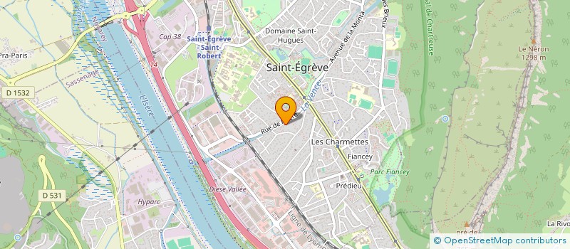 localisation de l'entreprise MADAME MARIE FERMOND  SAINT-EGREVE