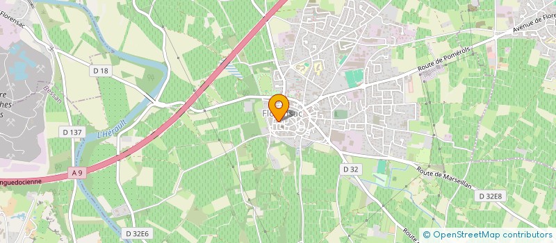 localisation de l'entreprise MADAME MARIE FERNANDEZ à FLORENSAC