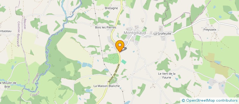 localisation de l'entreprise MADAME MARIE FERNANDEZ  SAINT-PARDOUX-CORBIER