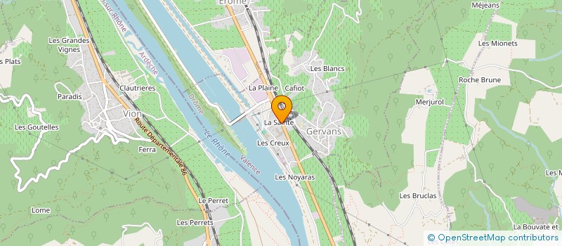 localisation de l'entreprise MADAME MARIE FERRANDI  GERVANS