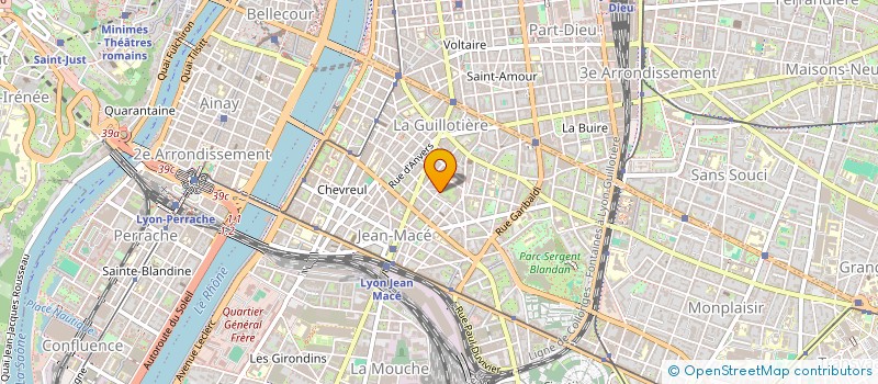 localisation de l'entreprise MADAME MARIE FERRARATO  LYON