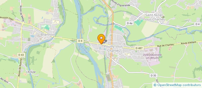 localisation de l'entreprise MADAME MARIE FERRARI  POUILLY-SOUS-CHARLIEU