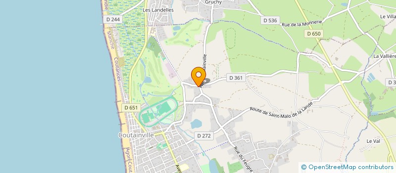 localisation de l'entreprise MADAME MARIE FERRE  AGON-COUTAINVILLE