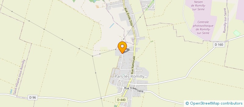 localisation de l'entreprise MADAME MARIE FERREIRA à PARS-LES-ROMILLY