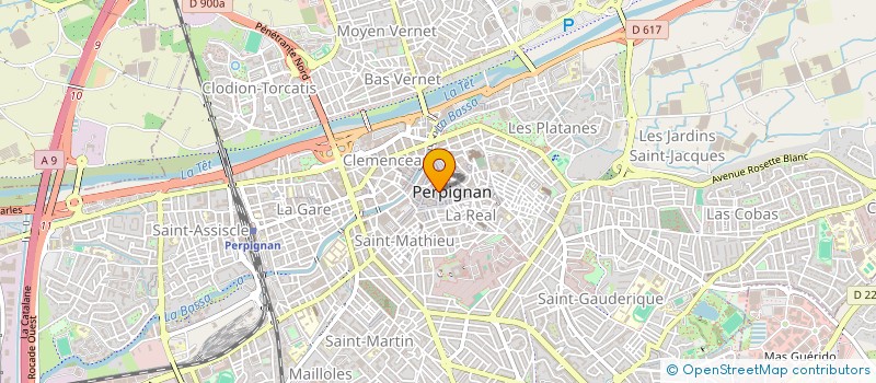 localisation de l'entreprise MADAME MARIE FERRER  PERPIGNAN