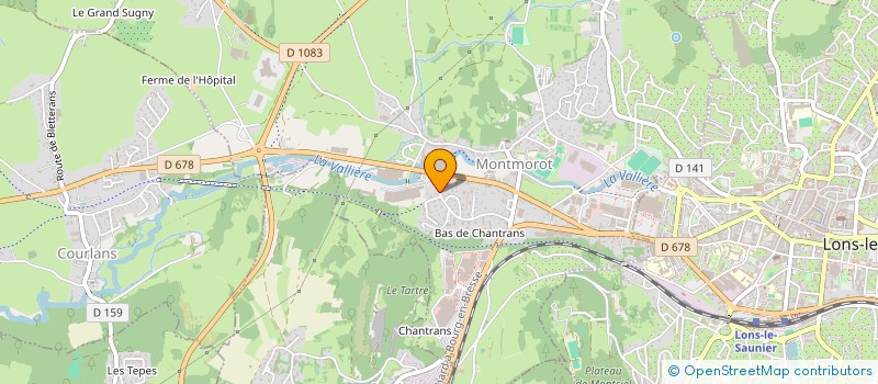 localisation de l'entreprise MADAME MARIE FERRIER  MONTMOROT