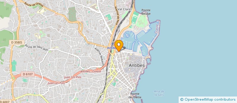 localisation de l'entreprise MADAME MARIE FERRU à ANTIBES