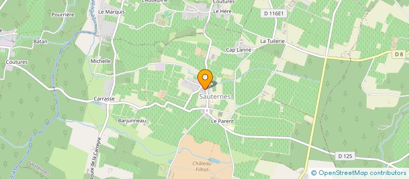 localisation de l'entreprise MADAME MARIE FETU  SAUTERNES