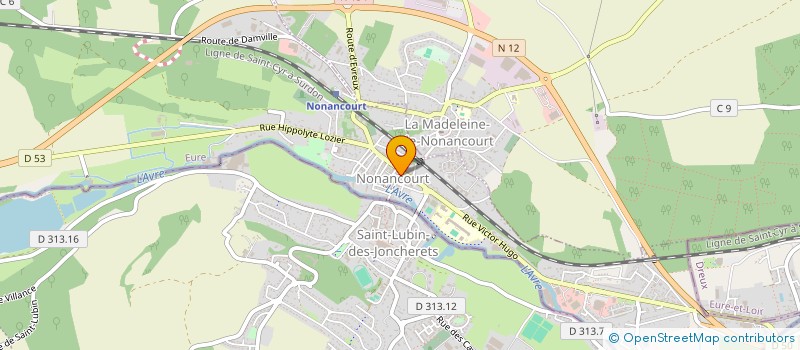 localisation de l'entreprise MADAME MARIE FEVRIER à NONANCOURT