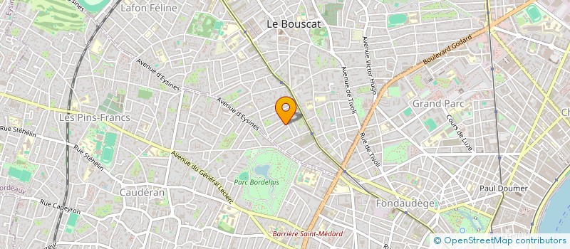 localisation de l'entreprise MADAME MARIE FICHOT à LE BOUSCAT