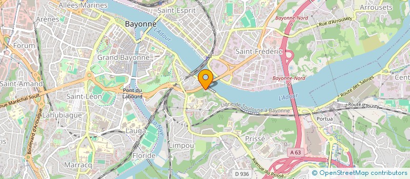 localisation de l'entreprise MADAME MARIE FIDJI  BAYONNE