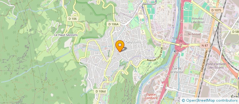 localisation de l'entreprise MADAME MARIE FINCK  SEYSSINS