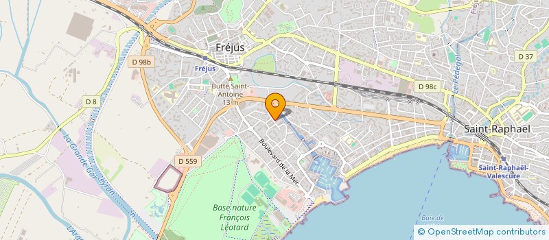 localisation de l'entreprise MADAME MARIE FINET à FREJUS