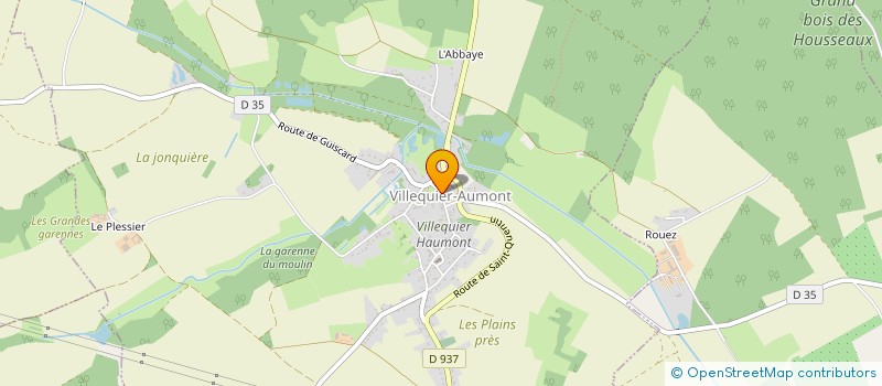 localisation de l'entreprise MADAME MARIE FIQUET  VILLEQUIER-AUMONT