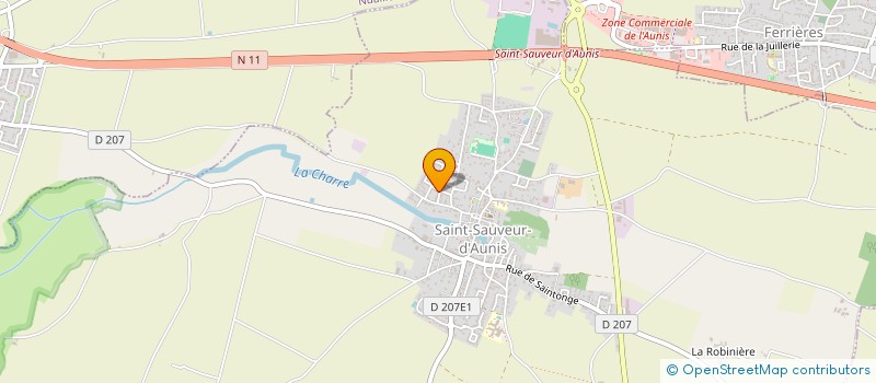 localisation de l'entreprise MADAME MARIE FLAHAUT  SAINT-SAUVEUR-D'AUNIS