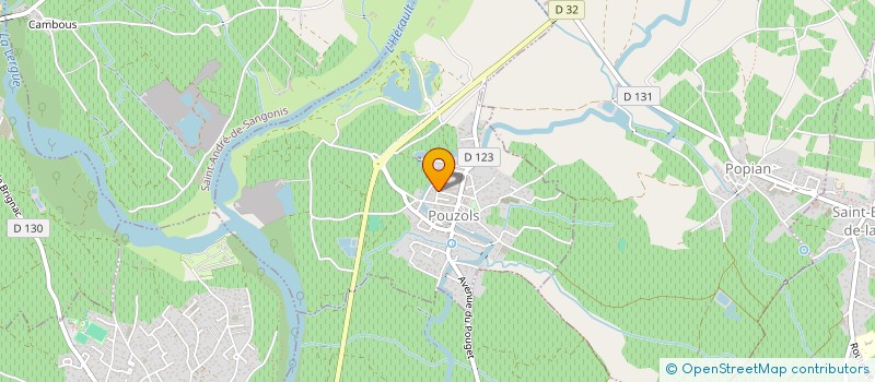 localisation de l'entreprise MADAME MARIE FLAMBARD  POUZOLS