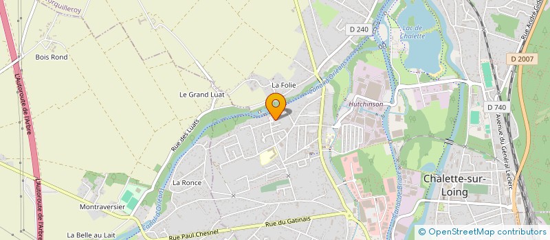 localisation de l'entreprise MADAME MARIE FLANDERS  MONTARGIS