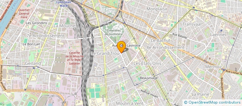 localisation de l'entreprise MADAME MARIE FLEDERICK à LYON
