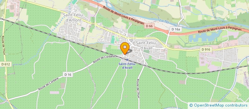 localisation de l'entreprise MADAME MARIE-FLEUR MURO  SAINT-FELIU-D'AVALL