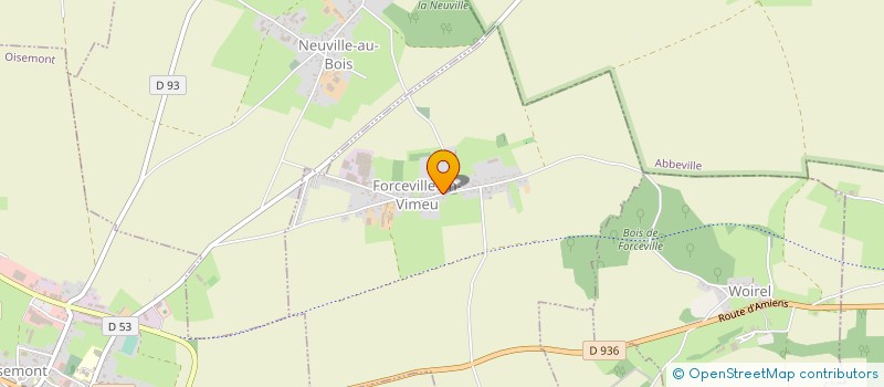 localisation de l'entreprise MADAME MARIE FLEUTRE  FORCEVILLE-EN-VIMEU