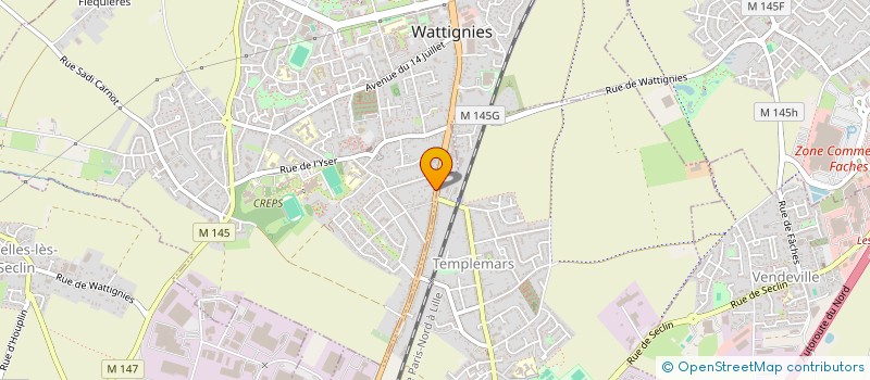 localisation de l'entreprise MADAME MARIE FLIPO  WATTIGNIES